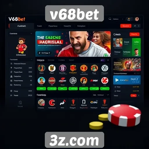 Interface do v68bet recebe melhorias significativas